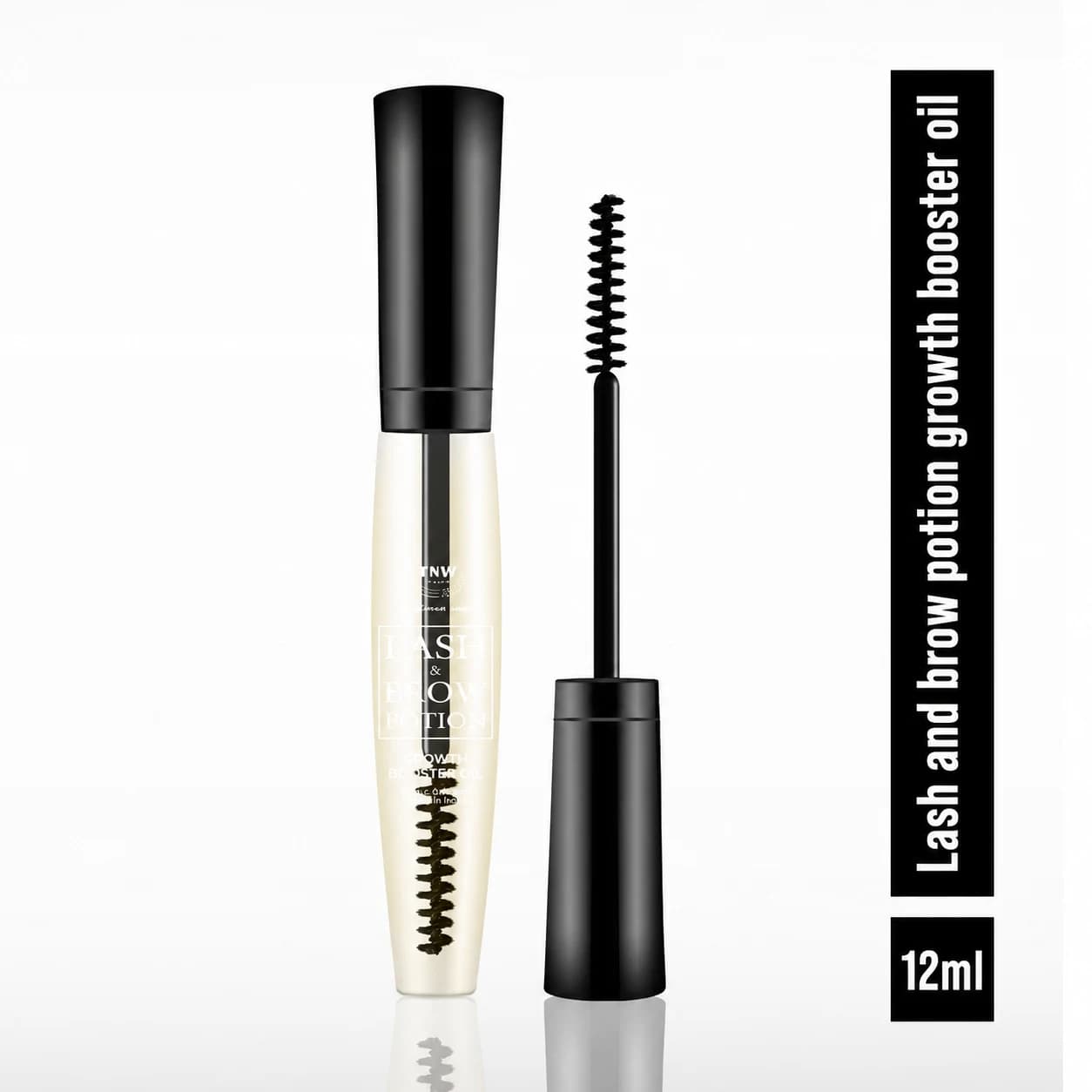TNW The Natural Wash Lash And Brow Potion Growth Booster Oil 12ml for Fuller-Looking Lashes & Brows, image 1